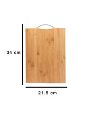 Chopping Board, with Wooden Finish, Natural Wood Colour, Bamboo - MARKET 99