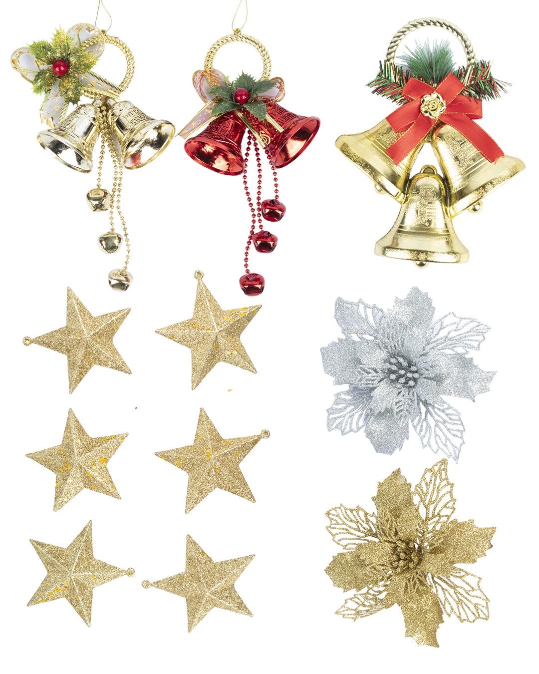 Christmas Hanging Decorations ( Assorted Design, Set Of 4 ) - MARKET 99
