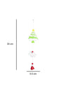 Christmas Hanging Ornaments With Bell Set Of 4 Pcs - Assorted Design - MARKET 99