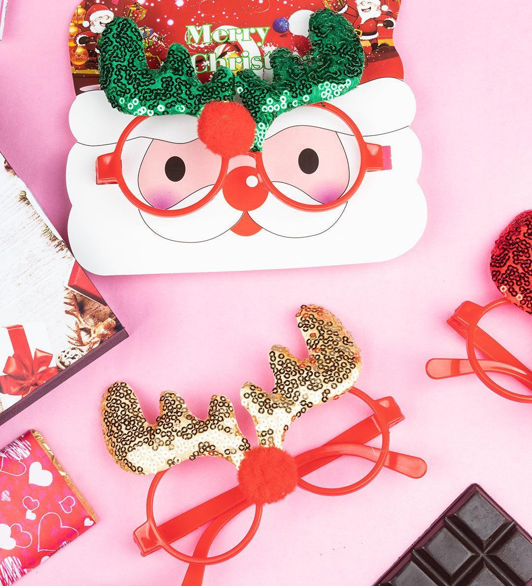 Christmas Headbands & Glasses Frames (2N Head Band & 2N Spectacle) - MARKET 99