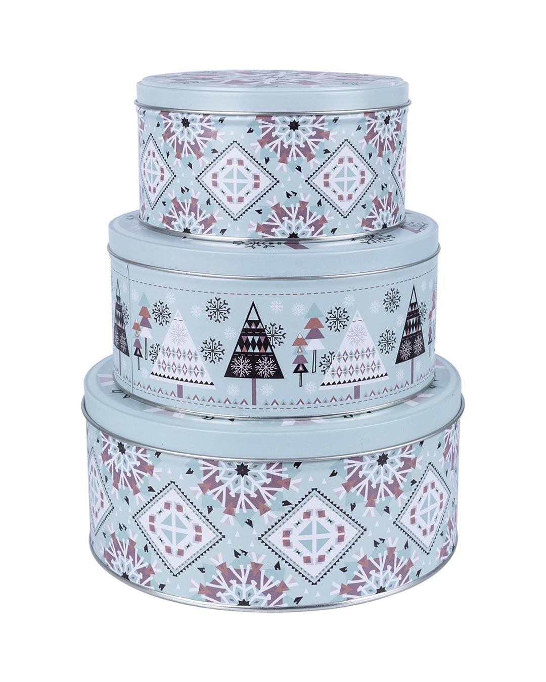 Christmas Metal Storage Boxes - MARKET 99