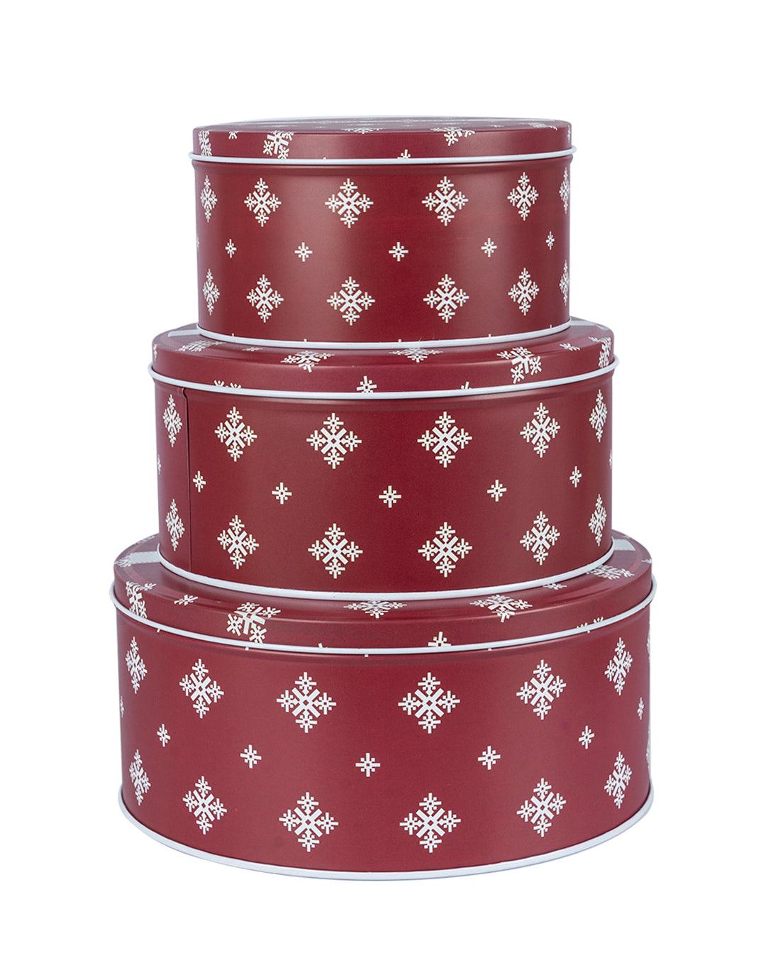 Christmas Metal Storage Boxes - MARKET 99