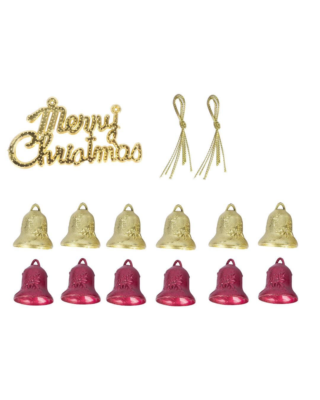 Christmas Tree Decorations Accessories (Pack Of 37 Piece, Assorted Colour) - MARKET 99