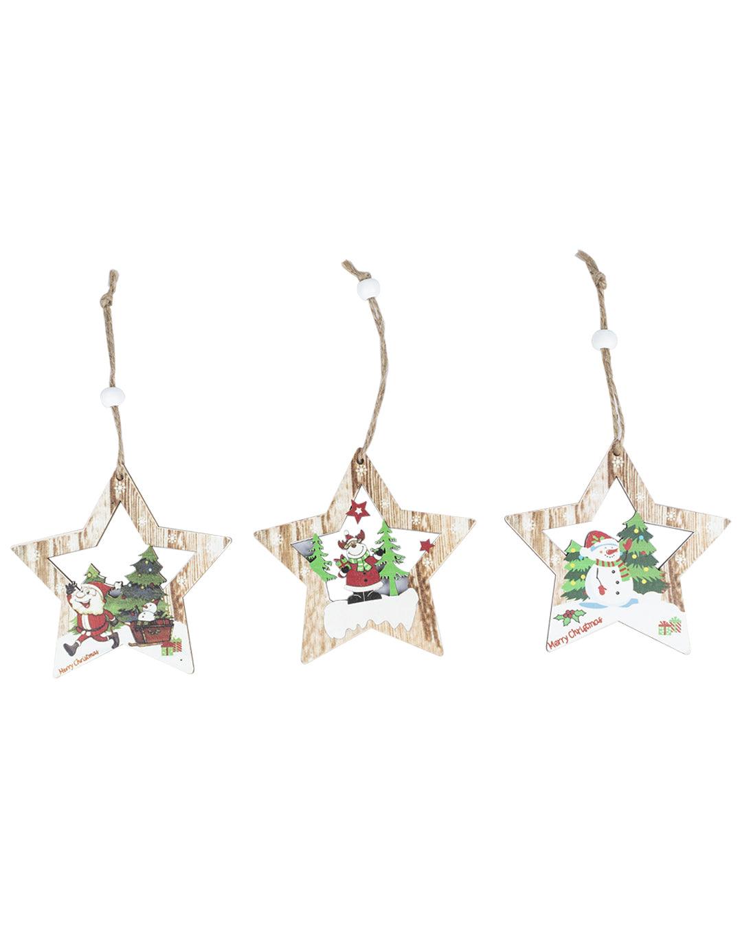 Christmas Tree Decorations Accessories, Set Of 4 (Assorted Colour) - MARKET 99