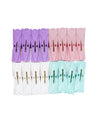 Cloth Clips, Multicolour, Plastic, Set of 16 - MARKET 99
