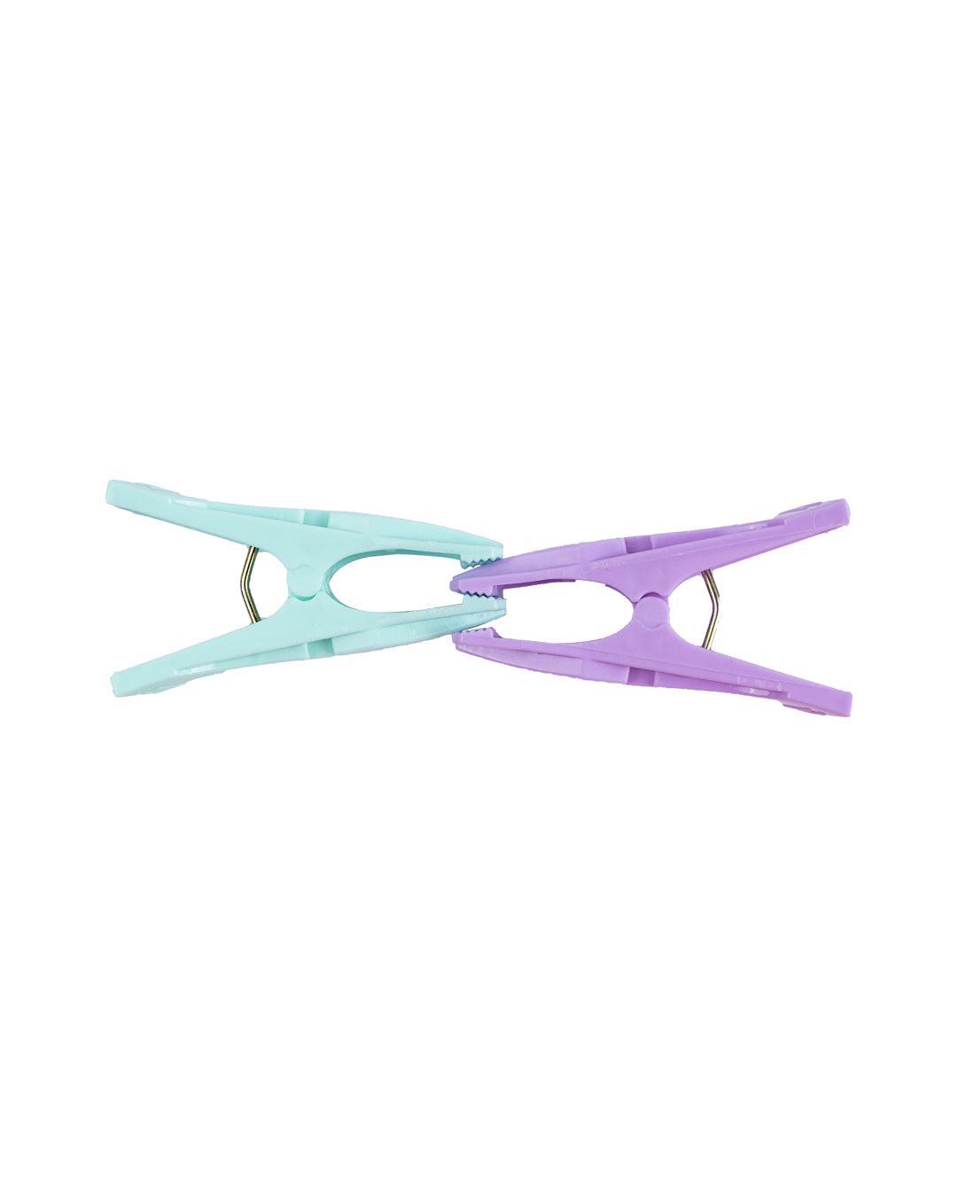 Cloth Clips, Multicolour, Plastic, Set of 16 - MARKET 99