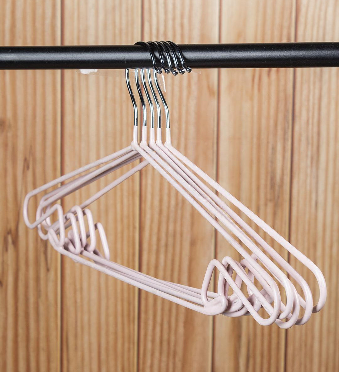 Cloth Hangers, Peach, Iron, Set of 5 - MARKET 99
