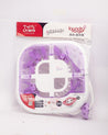Clothes Hanger with 20 Pegs, Clips, Purple, Plastic - MARKET 99