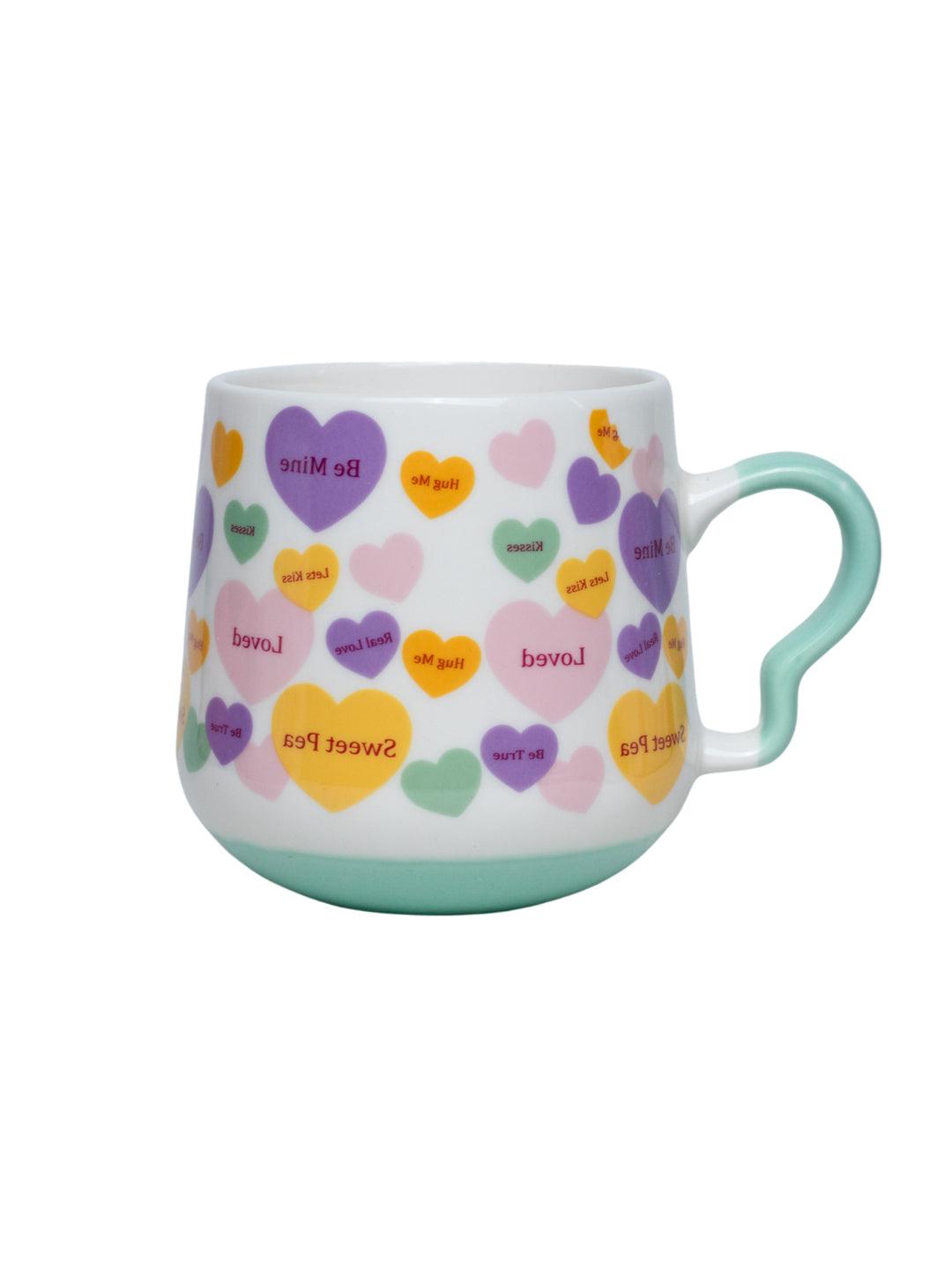 Coffee Cup - 400 Ml, Heart Shape Ballon Print - MARKET 99