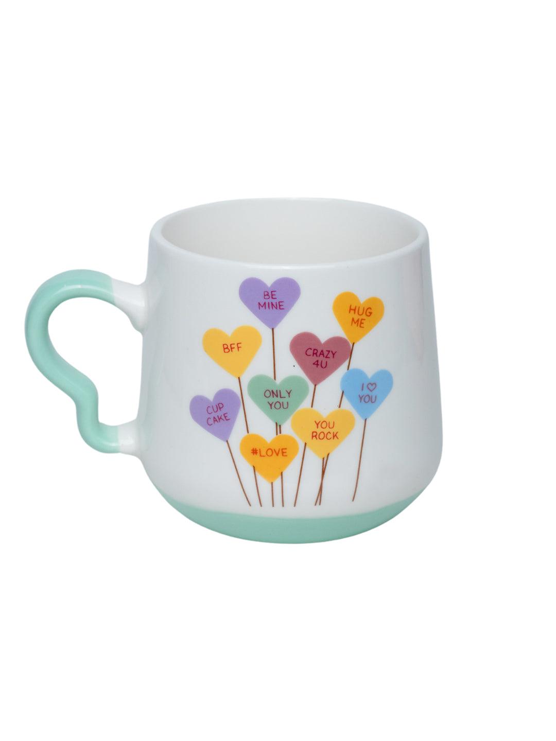 Buy Coffee Cup - 400 Ml, Heart Shape Ballon Print at the best price on  Thursday, March 21, 2024 at 11:57 am +0530 with latest offers in India. Get  Free Shipping on Prepaid order above Rs ₹149 – MARKET99