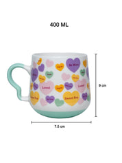 Coffee Cup - 400 Ml, Heart Shape Ballon Print - MARKET 99