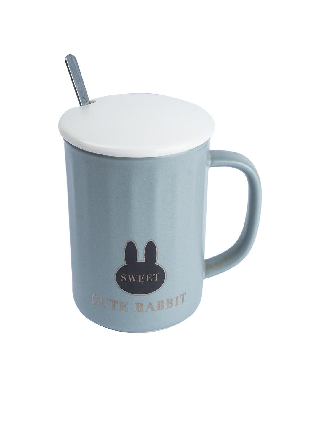 Coffee Mug Lid & Spoon, Tea Cup, Ceramic Coffee Mug, Coffee Mug Price