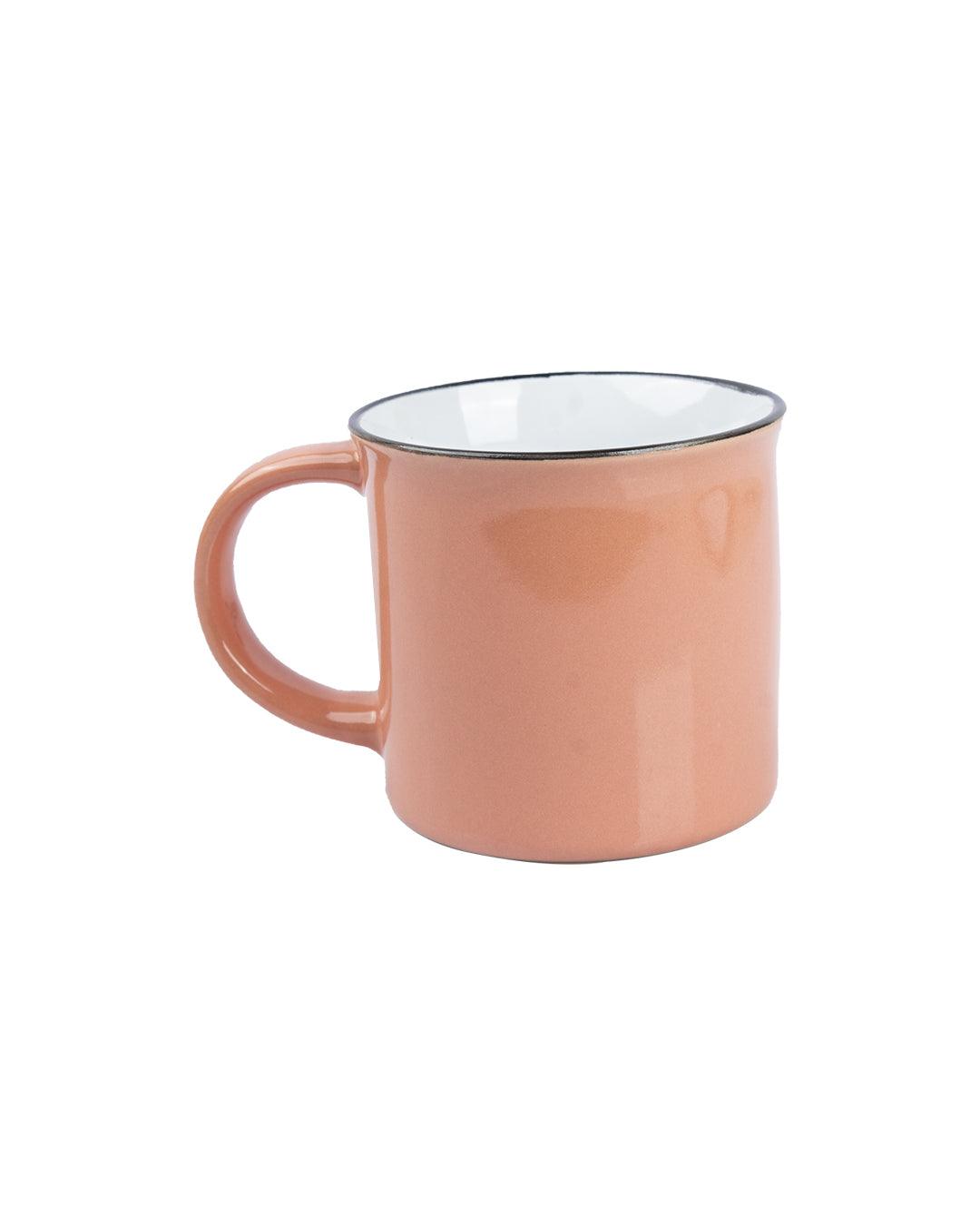 Coffee Mug, Ballade a Paris, Baby Pink, Ceramic, 200 mL - MARKET 99