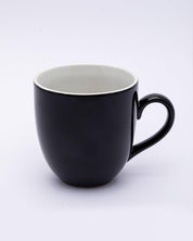 Coffee Mug Set, Handmade, Classic Mug, Black & White Colour, Ceramic, Set of 6, 220 mL - MARKET 99