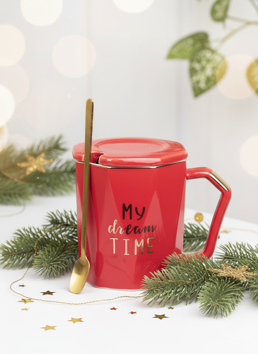 Coffee Mug With Lid (320 Ml)