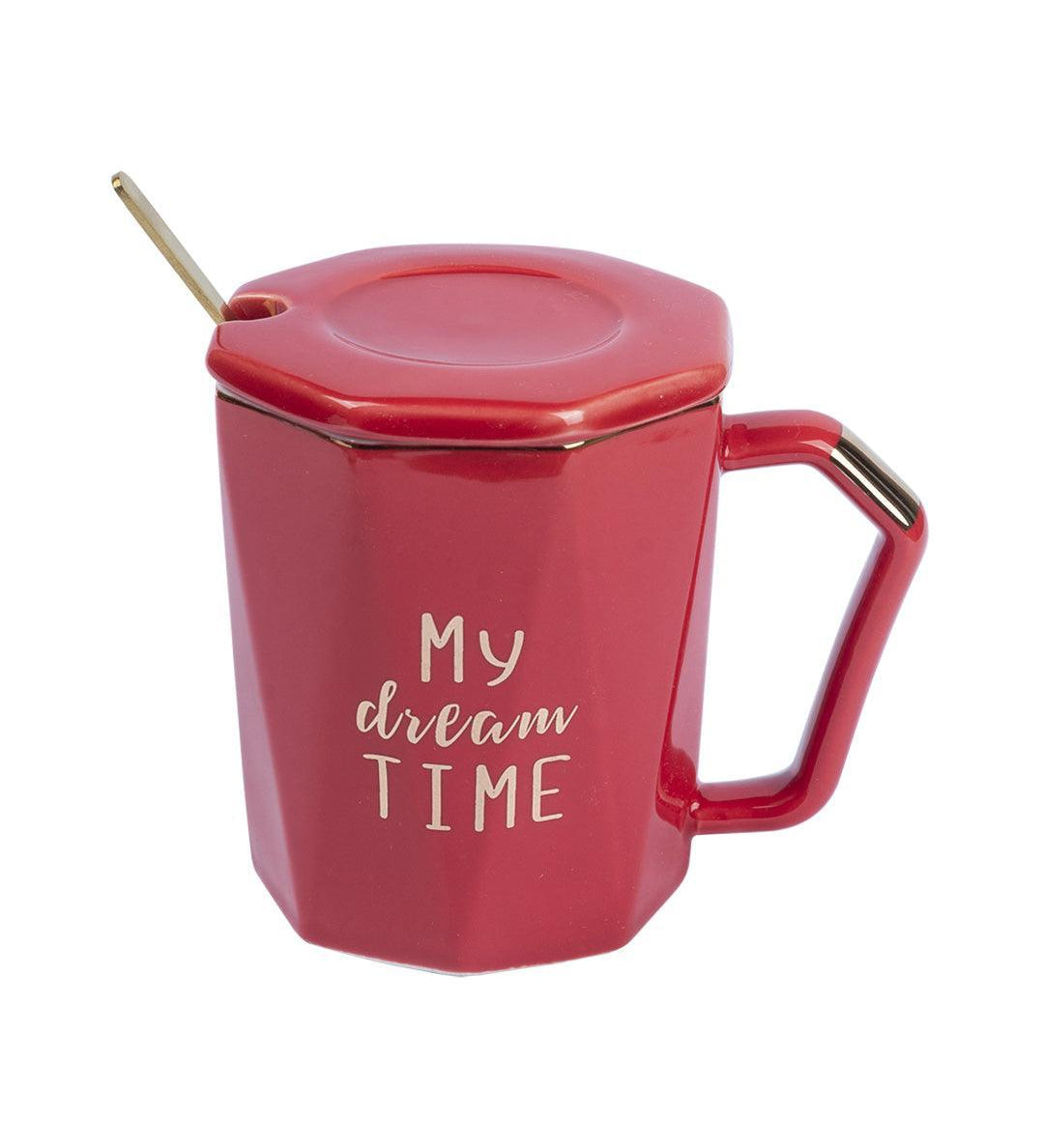Coffee Mug With Lid (320 Ml) - MARKET 99