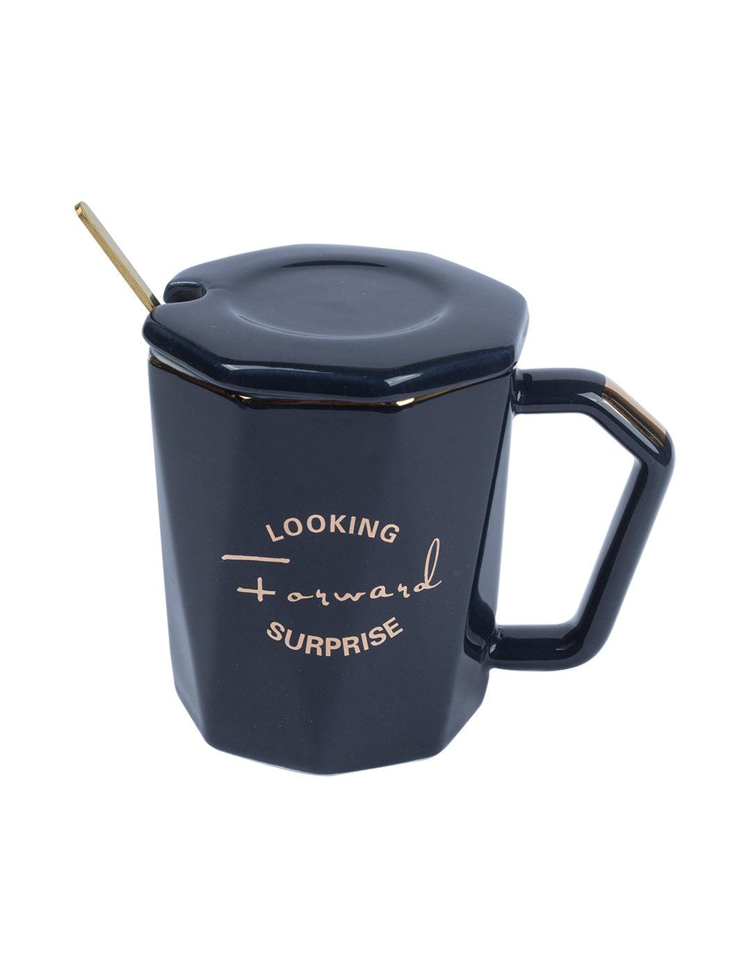 Coffee Mug With Lid (320 Ml) - MARKET 99