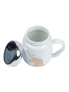 Coffee Mug With Lid (360 Ml), Assorted Colour - MARKET 99