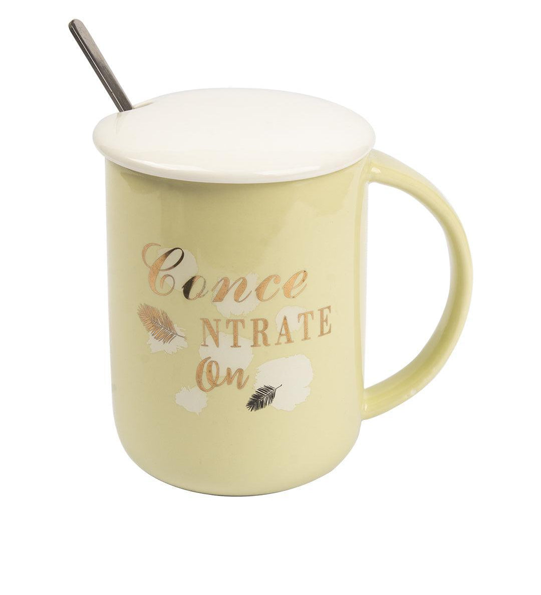 Coffee Mug With Lid (400 Ml) - MARKET 99