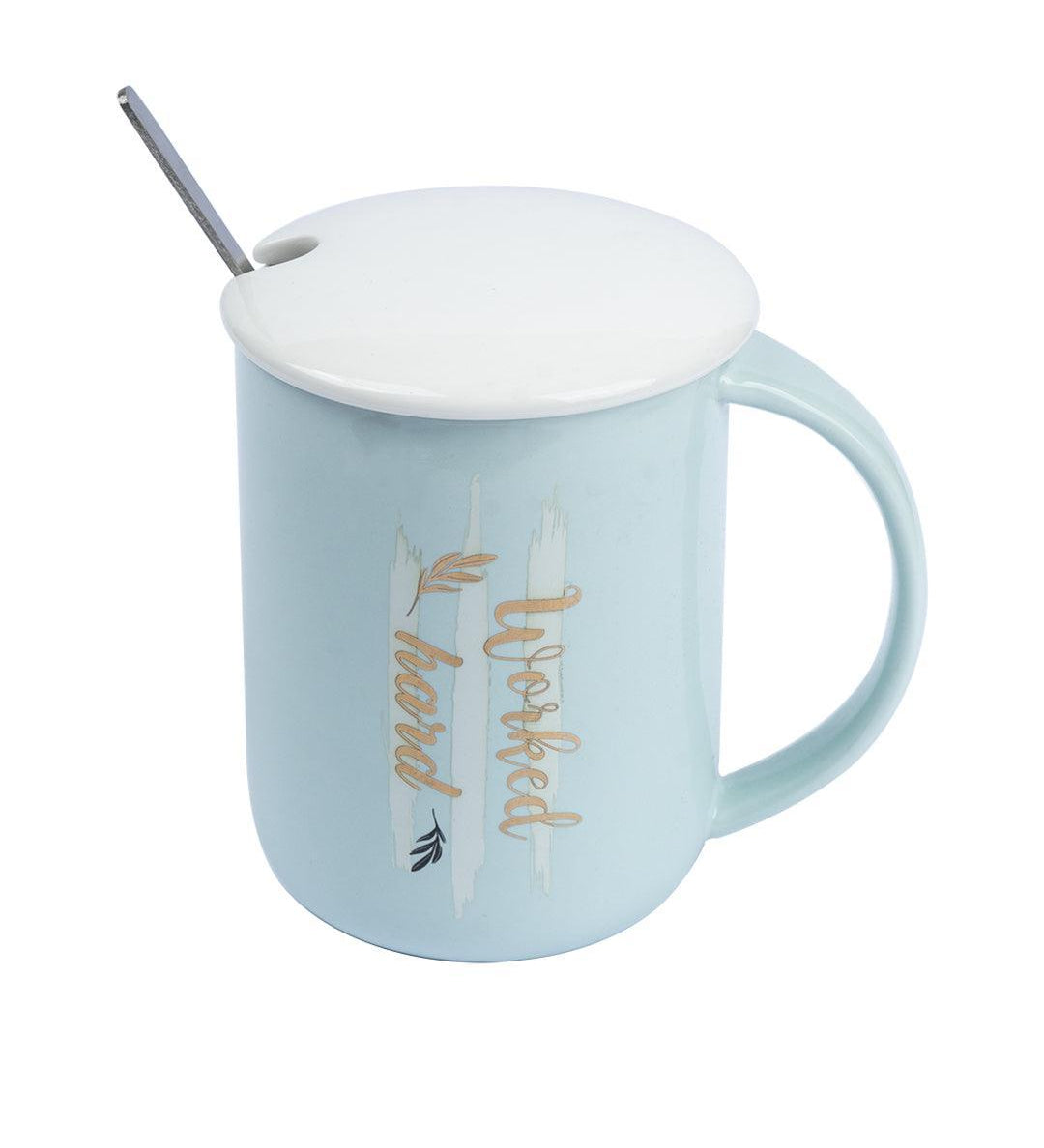 Coffee Mug With Lid (400 Ml) - MARKET 99