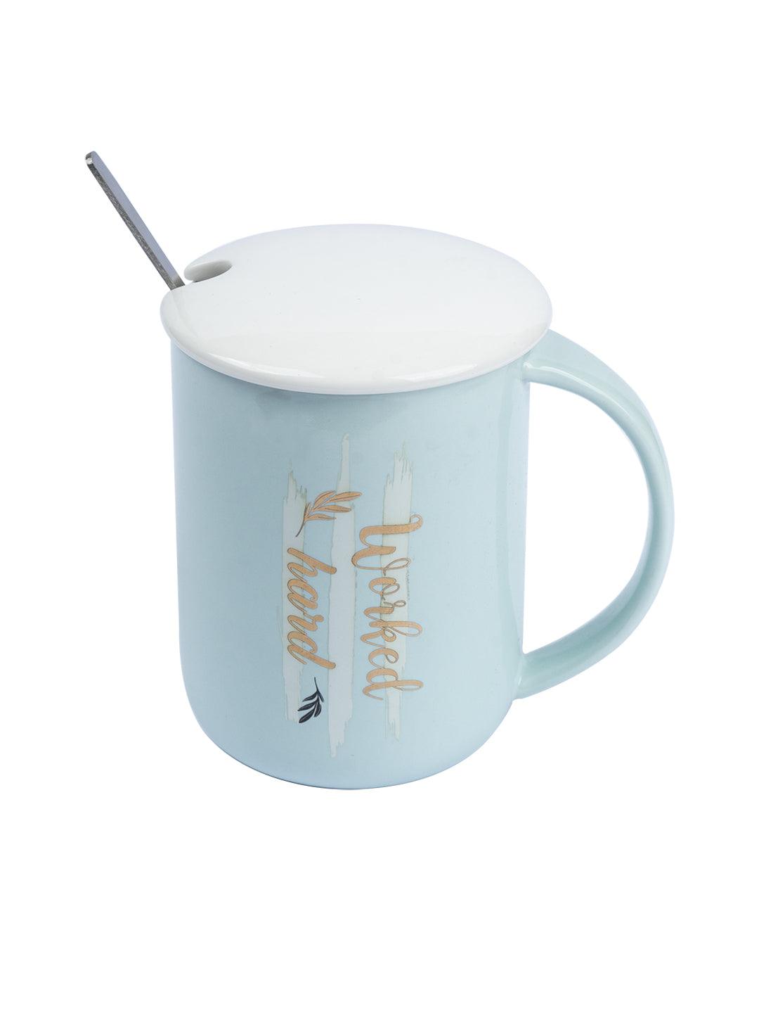 Coffee Mug With Lid (400 Ml) - MARKET 99