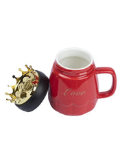 Coffee Mug With Lid (410 Ml) - MARKET 99