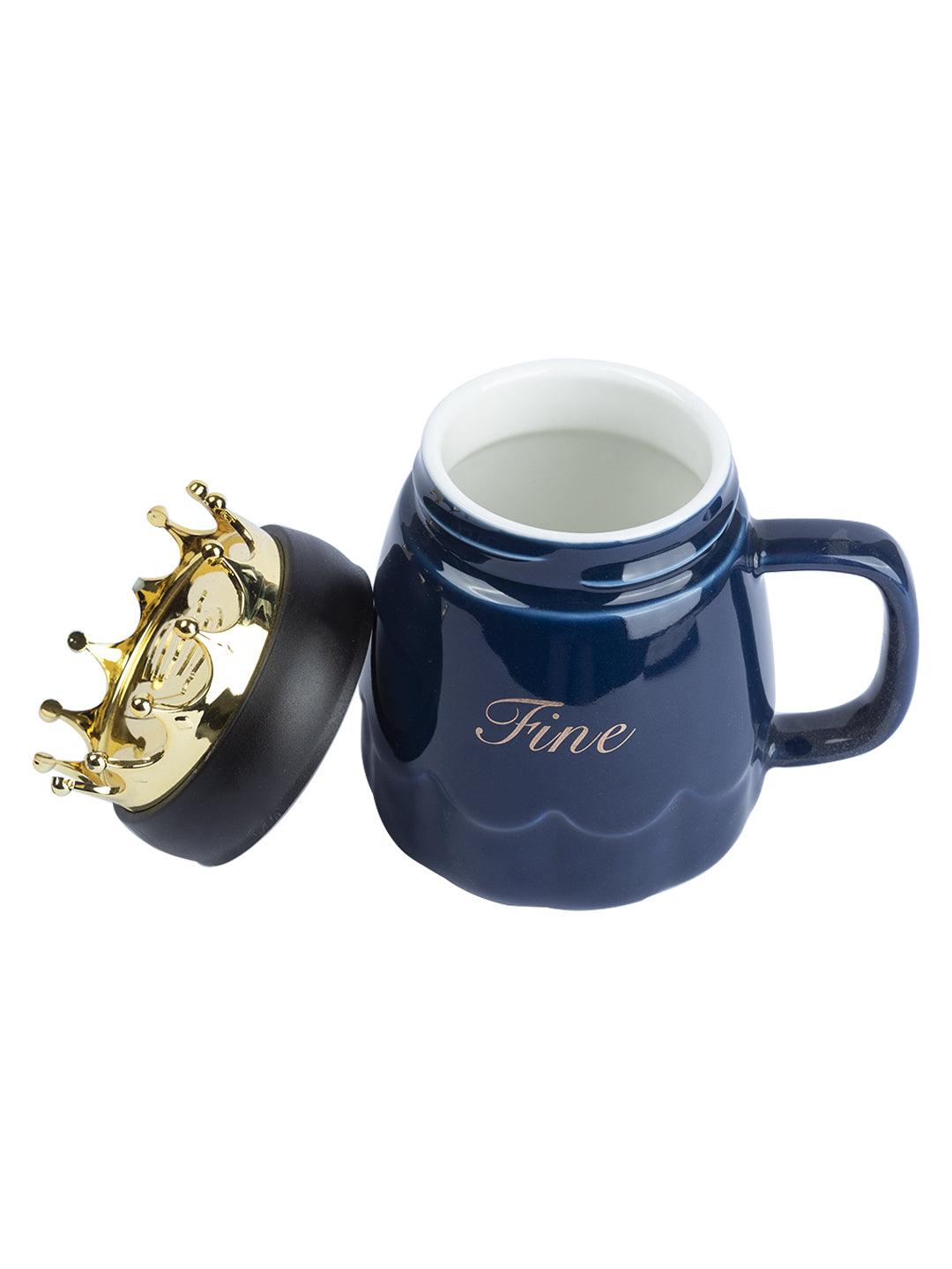 Coffee Mug With Lid (410 Ml) - MARKET 99