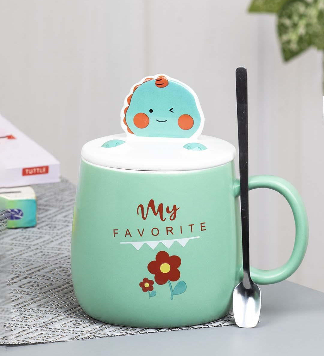 Coffee Mug With Lid (420 Ml) - MARKET 99