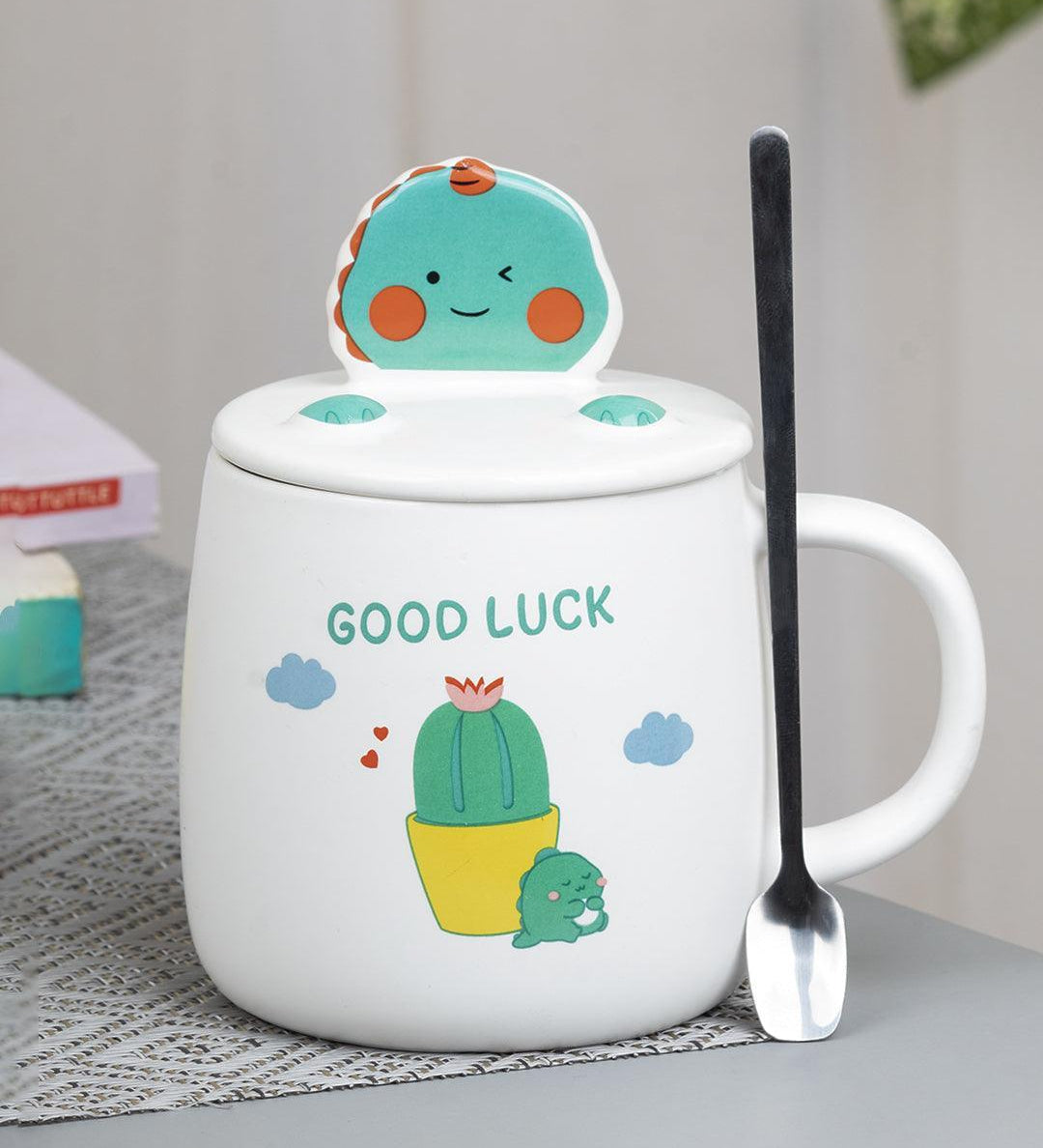 Coffee Mug With Lid (420 Ml) - MARKET 99