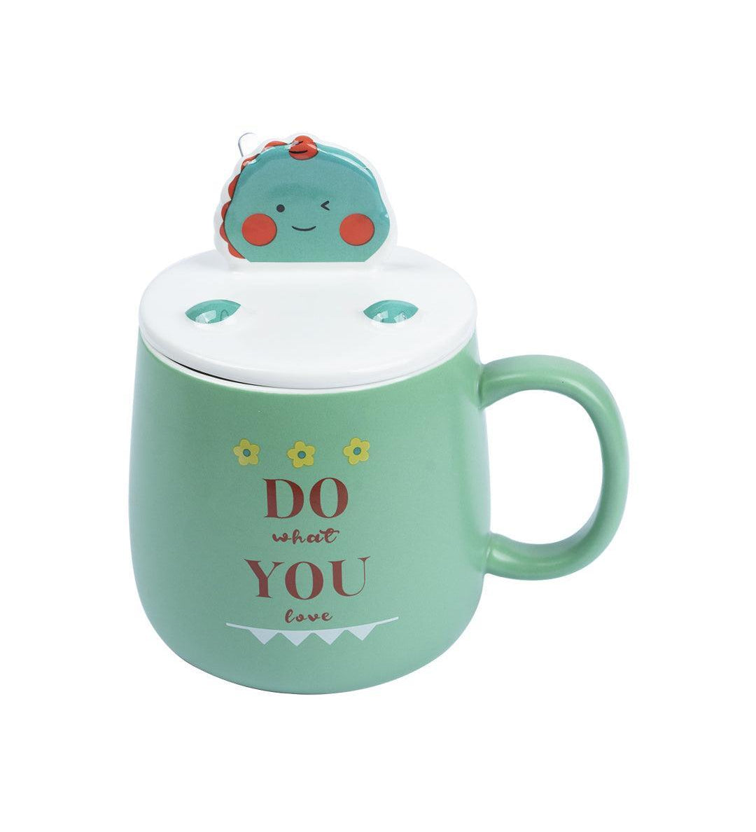 Coffee Mug With Lid (420 Ml) - MARKET 99