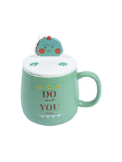 Coffee Mug With Lid (420 Ml) - MARKET 99