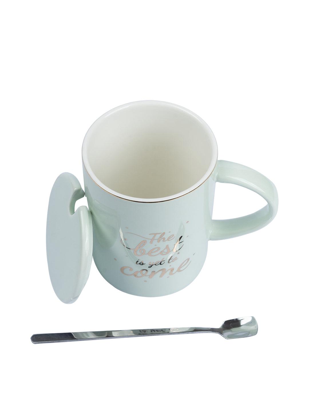 Coffee Mug With Lid (450 Ml) - MARKET 99
