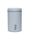 Coffee, Tea & Sugar - Metal Jar Set Of 3, White Color, 1450Ml - MARKET 99