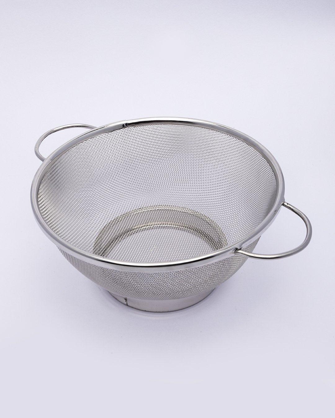 Colander Basket, Silver, Stainless Steel - MARKET 99