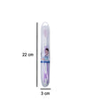 Compact Toothbrushes With Soft Bristles, Purple, Plastic, Set of 2 - MARKET 99
