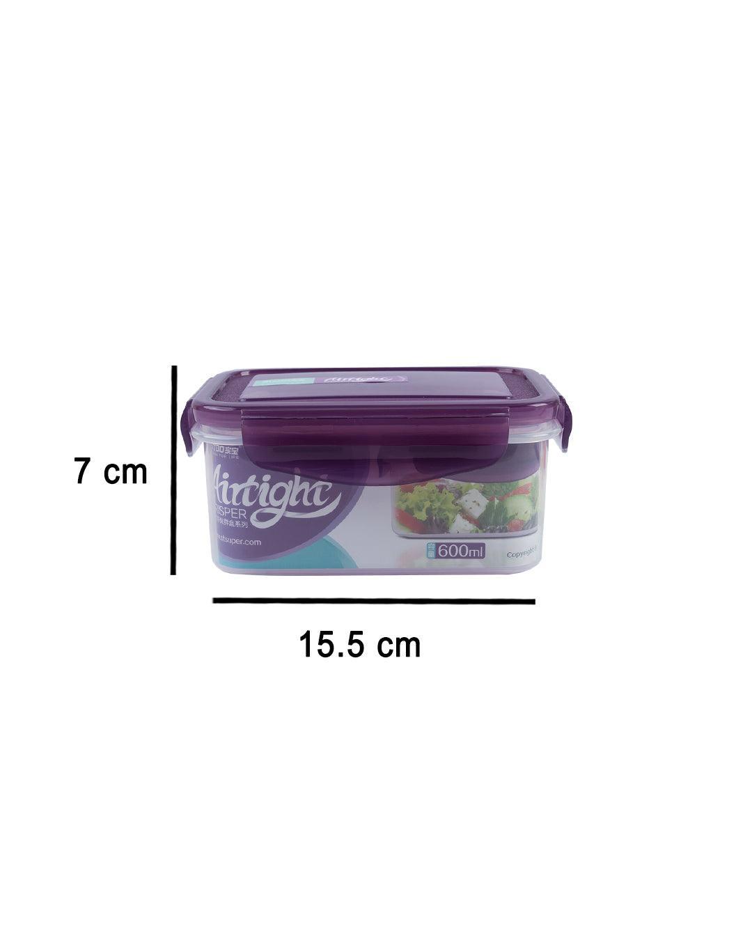 Container, Plastic, Purple, 600 mL - MARKET 99