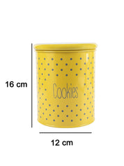 Cookies Jar With Lid - (Yellow, 1700mL) - MARKET 99