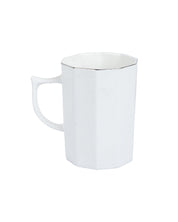 "Cream White " Solid Ceramic Tea & Coffee Mugs (Set Of 2, 250mL) - MARKET 99