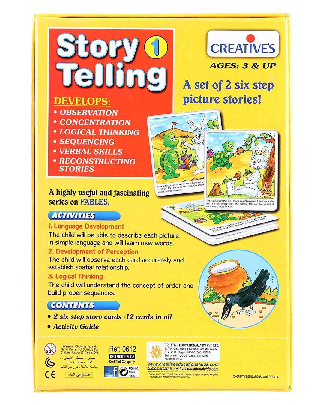 Creative Story Telling Step-By-Step-1 (6 Steps) - For Child Age 5 & Up - MARKET 99