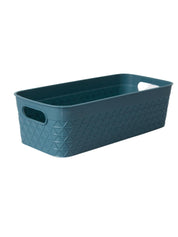 Dark Cyan Multipurpose Storage Basket