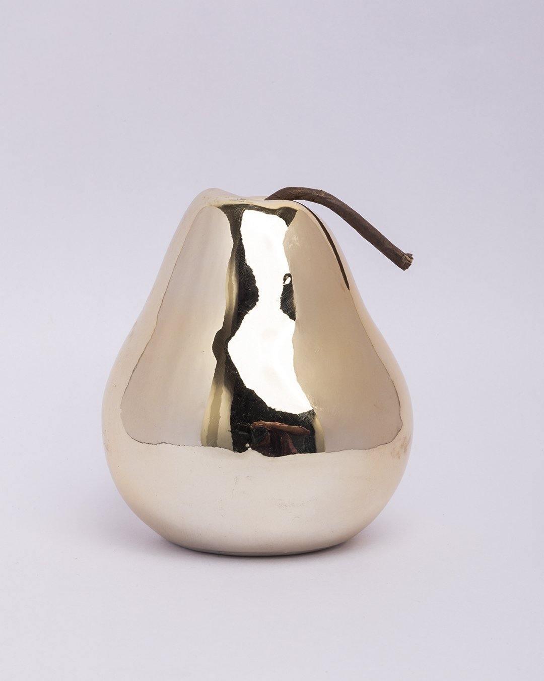 Décor Pear, Decorative Object, Gold, Ceramic - MARKET 99
