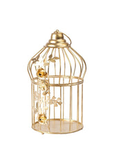 Diwali Decoration Item WHITE CAGE T -LITE HOLDER PACK OF 2