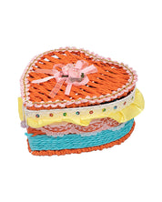 Decorative Box, Heart, Orange, Paper - MARKET 99