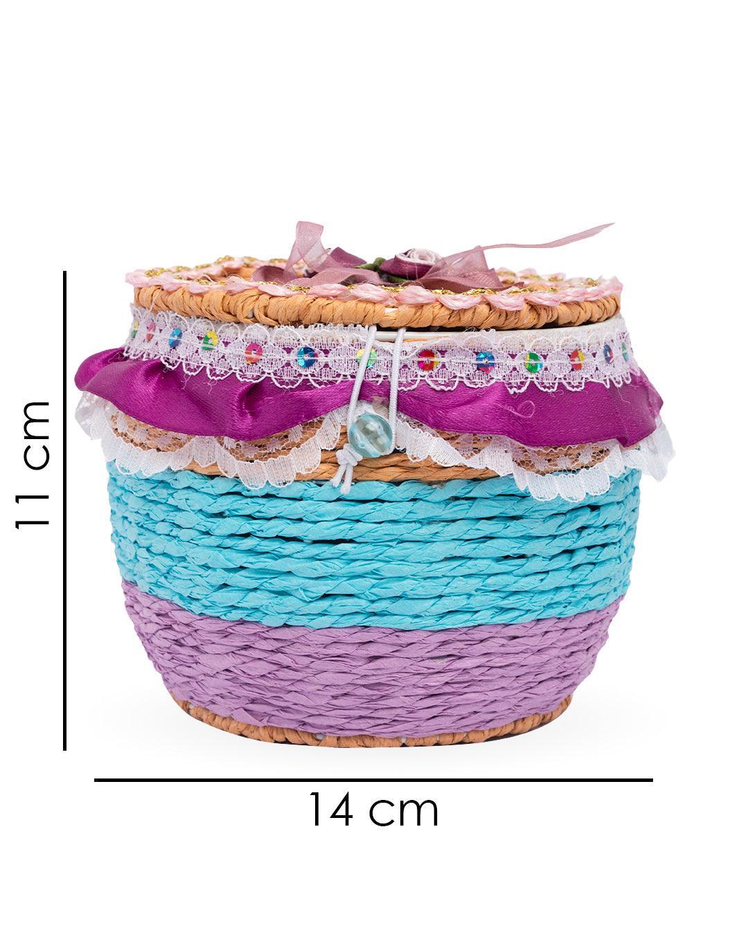 Decorative Box, Multicolour, Paper - MARKET 99