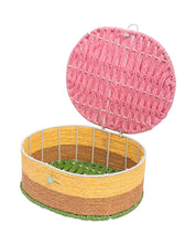 Decorative Box, Oval, Pink, Paper - MARKET 99