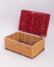 Decorative Box, Rectangle, Red, Paper - MARKET 99