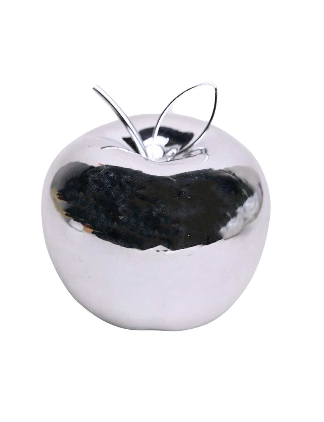 Decorative Ceramic Silver Apple - MARKET 99
