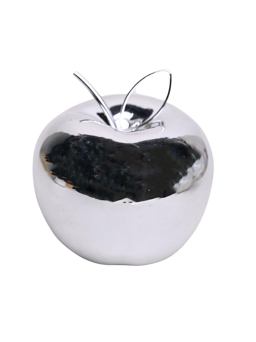 Decorative Ceramic Silver Apple - MARKET 99