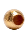 Decorative Golden Hammered Vase - Matka Shape - MARKET 99