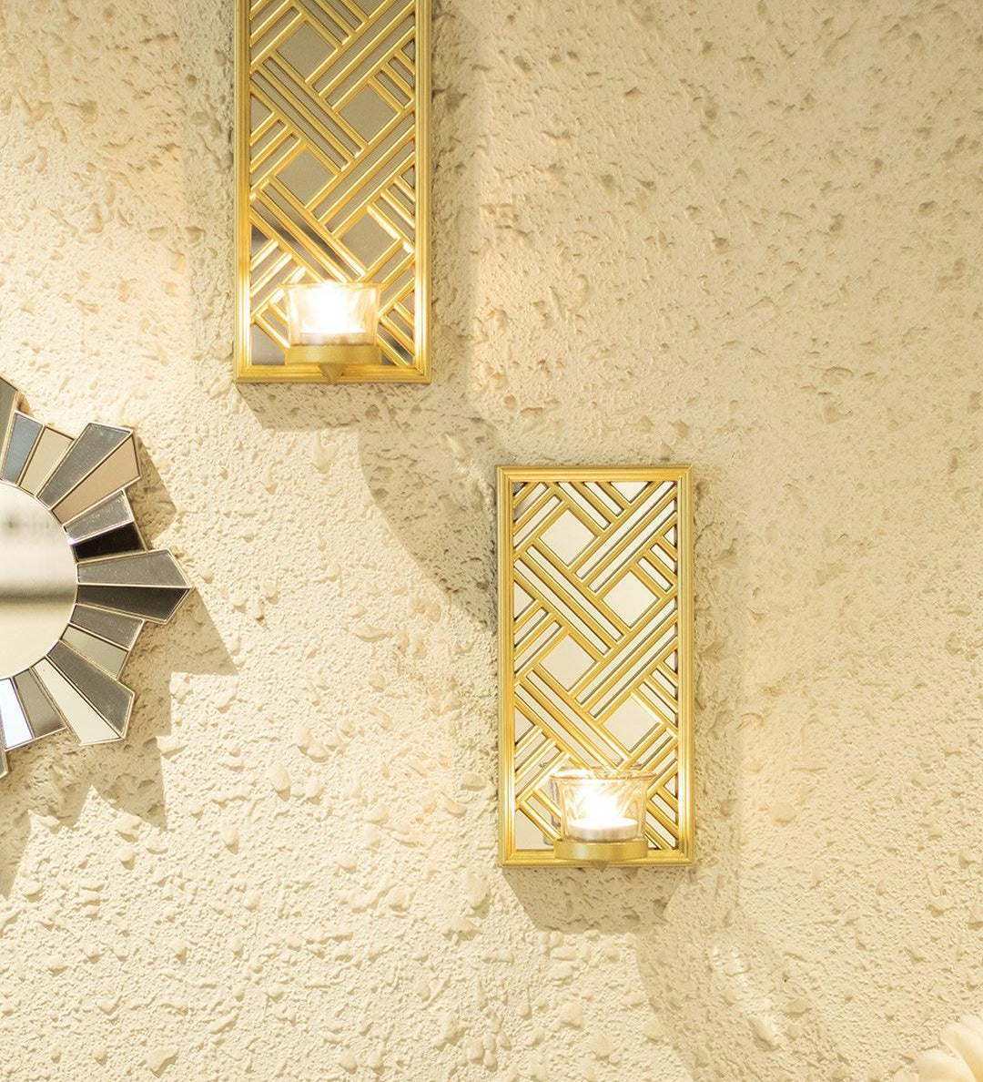 Decorative Indoor Wall Sconce Candle Holders - MARKET 99